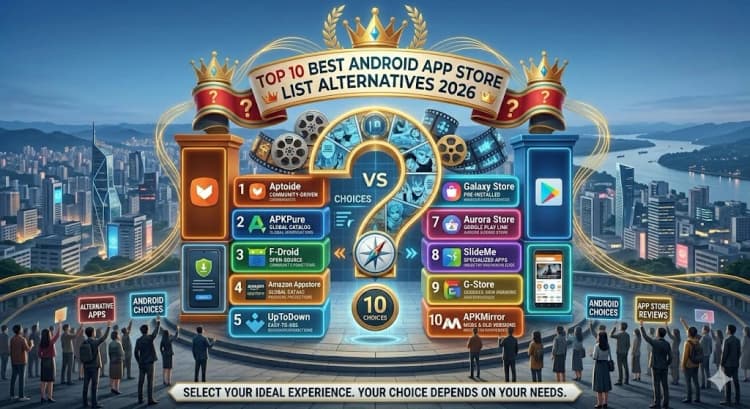 Top 10 Best Android App Store List Alternatives 2026
