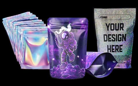 Custom Holographic Mylar Bags for Modern Packaging Use