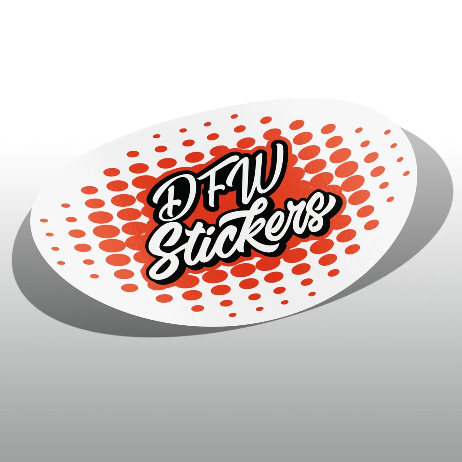 Custom Oval Decals That Build Strong Brand Visibility