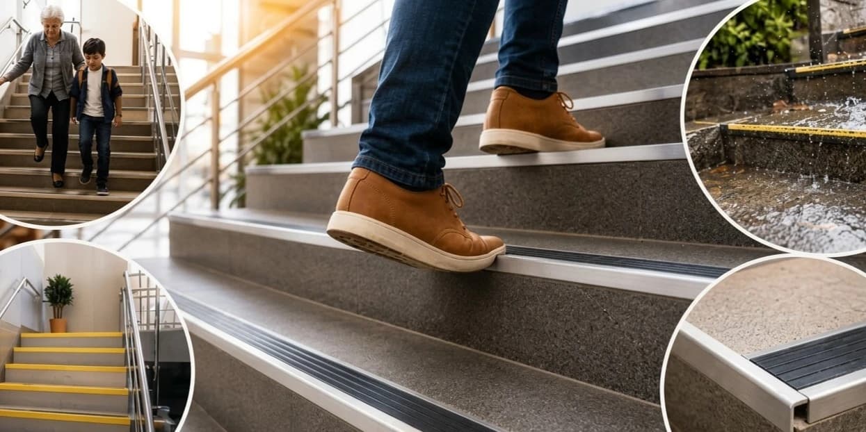 Stair Safety: Why Anti Slip Stair Nosing Belongs on Every Staircase