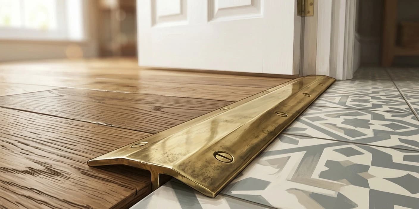 How to Get a Neat Finish Between Any Two Floors With Door Thresholds