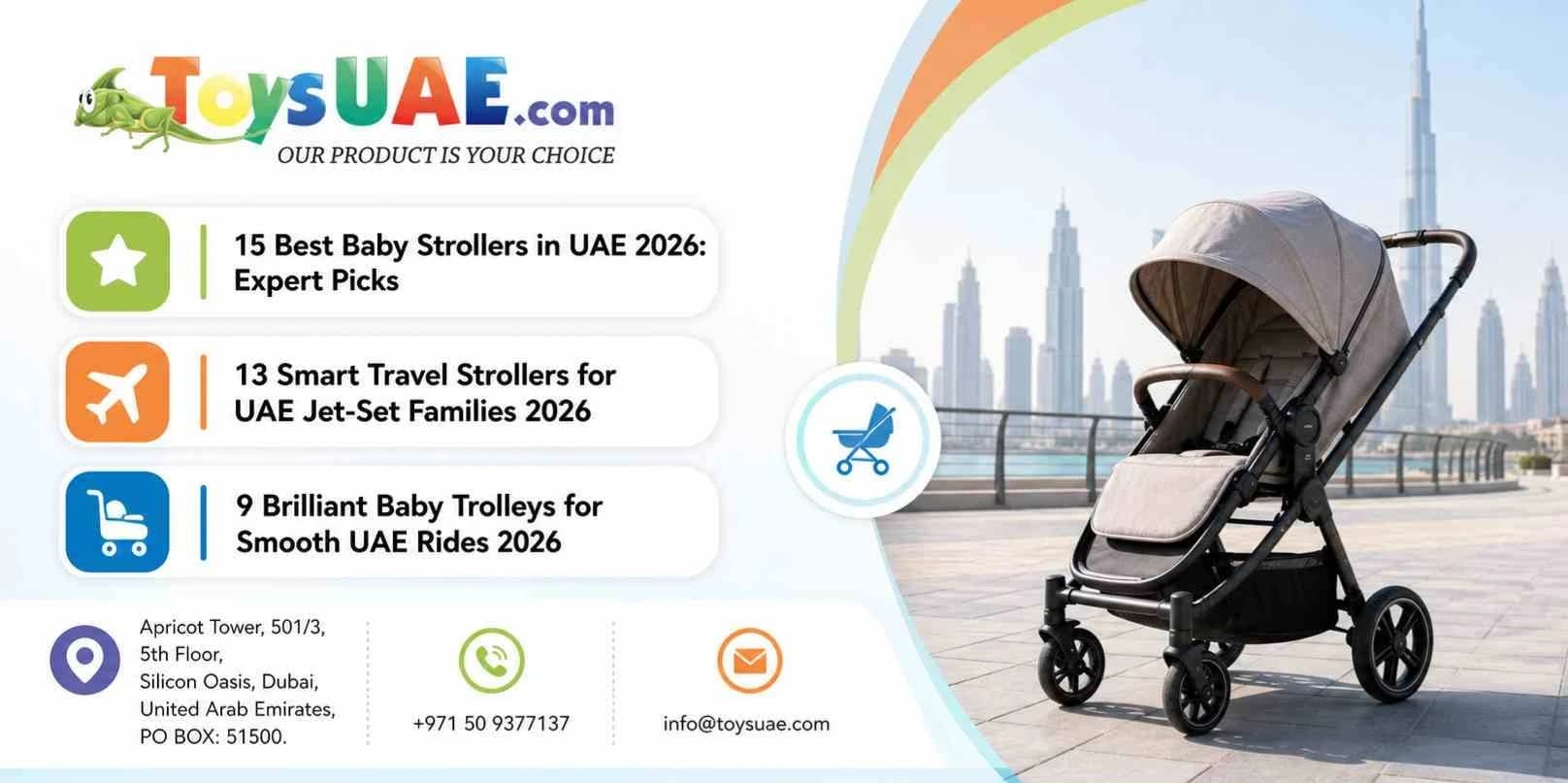 13 Smart Travel Strollers for UAE Jet-Set Families 2026