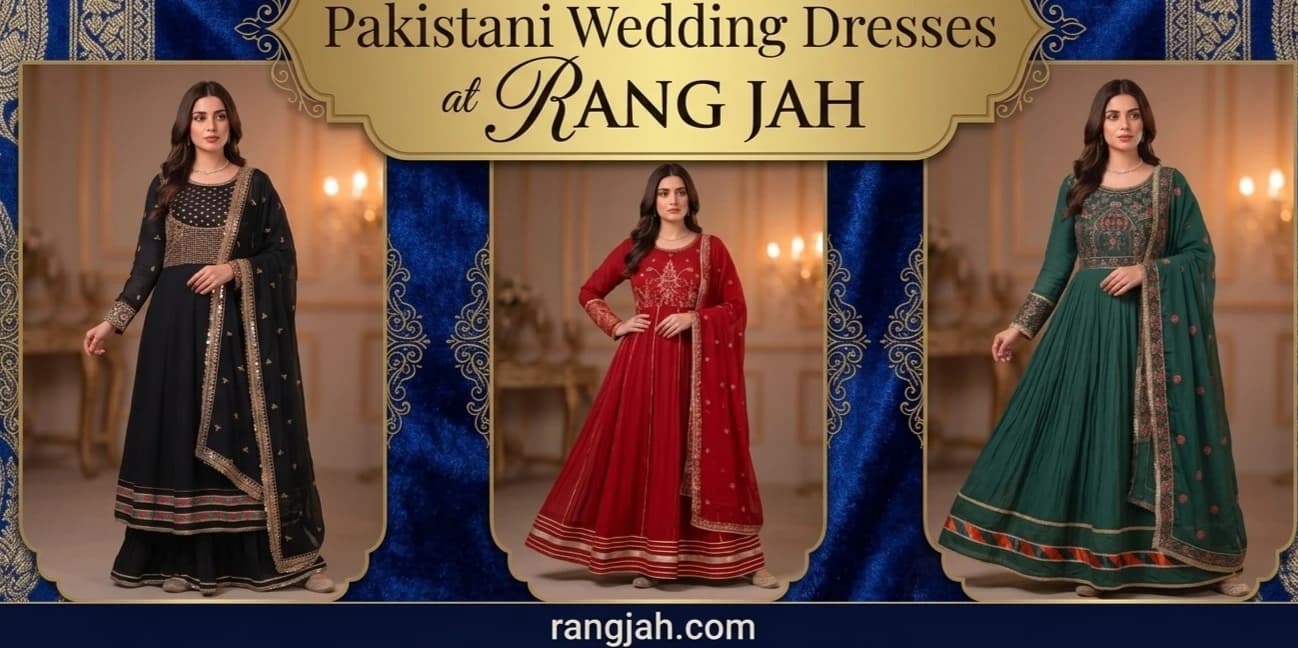 Buy Pakistani Wedding Dresses at Rang Jah for Your Special Day