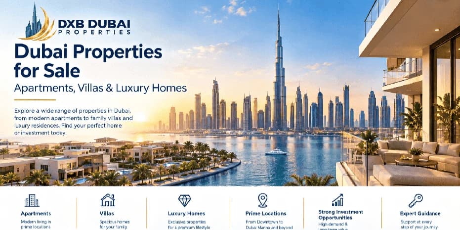 Dubai Properties for Sale: A Complete Buyer’s Guide